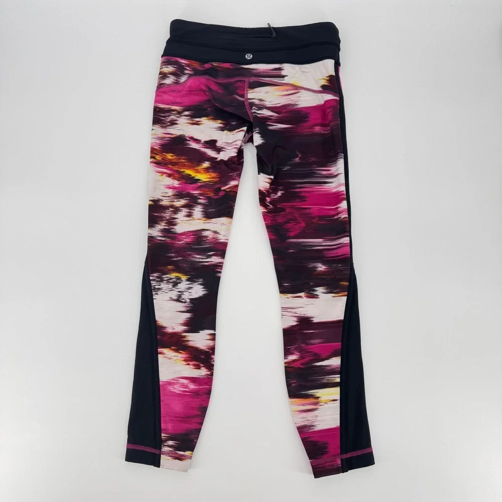 Lululemon Speed Up Tight Full-On Luxtreme Brush Stroke Multi Leggings Size 4‎